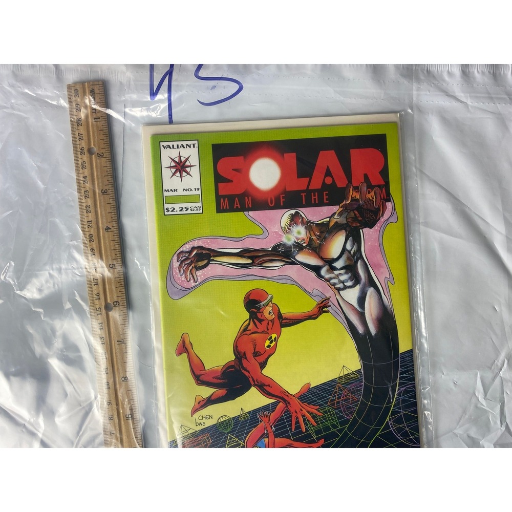 Solar Man of‎ the Atom Comic Book 19 Valiant Comics 1990s Era